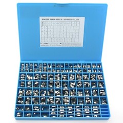 85 Sets Orthodontic Molar Bands Conv Buccal Tube Lingual Sheath Roth 022 GAC