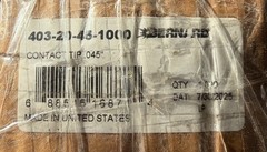 (50 Pcs ) Bernard Tregaskiss 403-20-45, Contact Tip .045″/1.2 mm, 🇺🇸💪