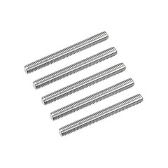 Fully Threaded Rod M6x55mm 1mm Pitch 304 Stainless Steel Right Hand 5Pcs