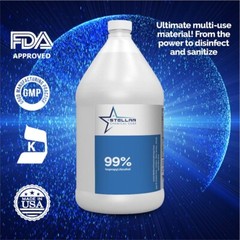 Isopropyl Alcohol 99% (IPA) ~~ Stellar Chemical Corp ~~ 4 Gallons