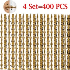 500 PCS Hinge Repair Screw & Expansion Anchor – 6×14mm Short Expansion Screw Set