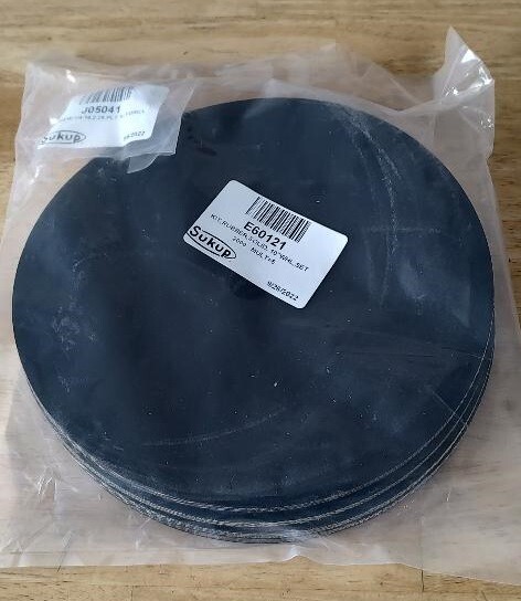Sukup 10″ Rubber wheel Set