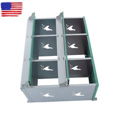 Chicken Nesting Boxes 6 Compartment Metal Poultry Nest Box Wall Mount For Hens