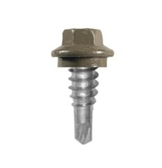 Metal Roofing Stitch Lap Screws #14 x 7/8″ Painted Hex Head EPDM Washer