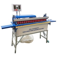 Electric Woodworking Automatic Curved Straight Line Edge Banding Machine 110V