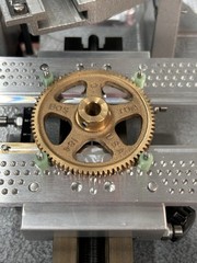 7.4” VISE JAWS FOR NEW HERMES ENGRAVING MACHINE WITH END STOP AND 224 PIN HOLES