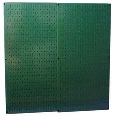 Metal Wall Pegboard Peg Board Panel Organizer Shelf Display Tools Garage 2 Pack
