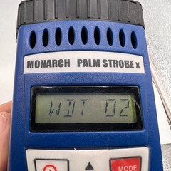 Monarch Palm Strobe X PSX Portable Stroboscope *OLD BATTERY & INTERN LOCK*