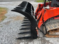 84” Root Rake Clam Grapple with Skid Steer Quick Connect