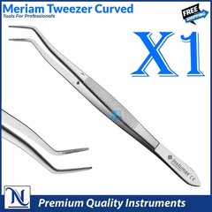 Surgical Cotton Dressing Meriam Thumb Forceps Tissue Tweezers Dental Pinzas Lab