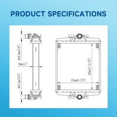 13838 Radiator for 2016-2021 BMW 320i 330i 340i 430i 440i M2 M235i M240i xDrive