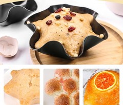 Cielasis 2 Pack 8.5″ Nonstick Large Taco Shell Bowl – 8.5 inches, Black