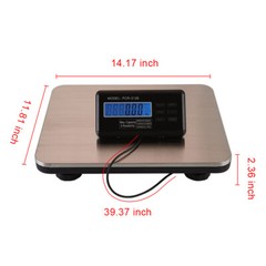 660LB Heavy Duty Digital Industry Shipping Postal Platform Scale Weight 300kg