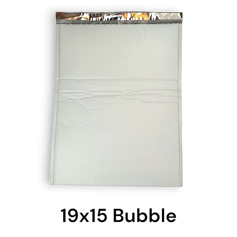 Progo 15 ct #7 Extra Large Poly Bubble Mailers 19×15 Inch Bubble Lined