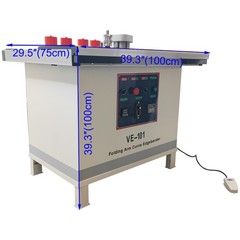 Automatic Straight Curved Line Edge Banding Machine Auto Strip Breaking 110V