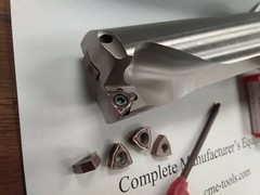 U drill 1-1/4″x4″x7-1/2″, 1-1/4″ shk, index, Extra 10pcs WCMX05 inserts #UD-114