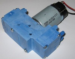 5 X Mini Diaphragm Hargraves Air and Gas Dual Head DC Pump – 11 l/min – 12 VDC