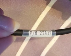 Datamax O’neil P/N 22417 MF4Te MF4T Printer DB9F Cable 210164-100