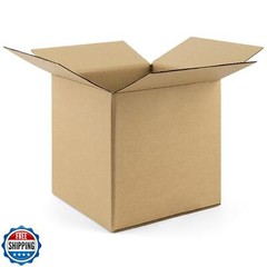 Golden State Art, Shipping 8x8x8 Box, Cardboard Corrugated Square Mailer For