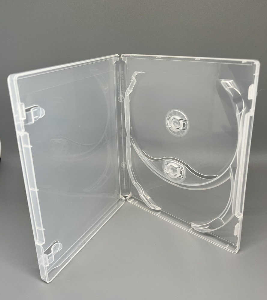 3 PCS NEW Original Scanavo Criterion 14mm Double BLU-RAY Case, Super Clear, CR2