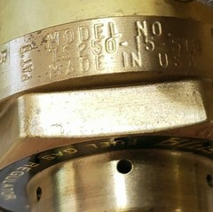 Victor Blue Point TS250-15-510 Two Stage Acetylene Regulator For Welding Torch