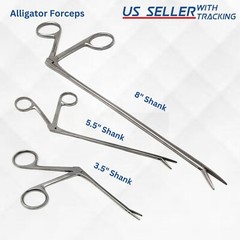 HARTMAN ALLIGATOR EAR FORCEPS SERRATED 3.5” SHAFT ENT SURGICAL INSTRUMENTS