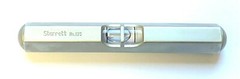 STARRETT 3-1/2″ POCKET LEVEL 135B #50571 -SATIN PLATED NICKEL FINISH- NEW- USA!