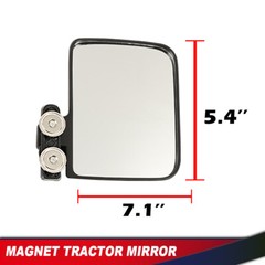 Pair 228lb Rated Magnetic Mirror Tractor View Mirrors For Kubota John Deere 2PCS