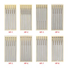 Dental Burs HP 1-HP 8 Round Tungsten Carbide Bur 2.35mm for Straight Handpiece