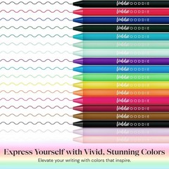Scented Retractable Gel Pens – Fine Point (1.0 mm), Assorted Fruity Yoobi