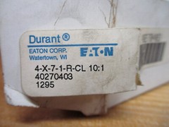 Durant 4-X-7-1-R-CL Counter 4X71RCL Plastic Body, 10:1