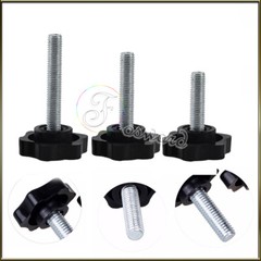 Thumb Screw Plastic Hexagonal Head M4 M5 M6 M8 M10 Hand Tighten Grip Knob Bolt