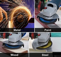 40Pcs 4-1/2in T29 Zirconia Flap Discs 40 60 80 120 Grit Sanding Grinding Wheels