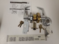“NEW” Dorma Classroom Intruder Lock, CL877D LRC 626 RH, Heavy Duty Keyed, CL800