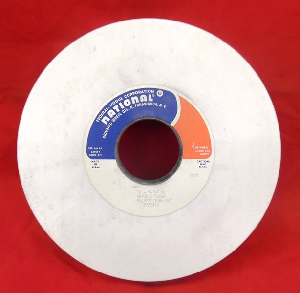 NATIONAL 12 x 1-1/4 x 3 GRINDING WHEEL, 211-1086-847, SA100L12V6W, 722475