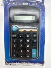 Jot 8 Digit Display Black Pocket Calculator New ( Box Damaged ) …..15