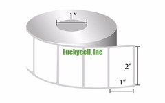 1 Roll 2×1 Direct Thermal Labels – 1300PR for Zebra LP2824 LP2422 LP2844 ZP450