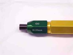 10.200 & 10.500 CL ZZ METRIC PIN PLUG GAGE GO NO GO ONSIZE 11 .4016 10.20 10.50