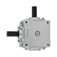 Right Angle Gearbox 1:1 Ratio 40HP 1800RPM CW/CW 1″ Shaft Cast Iron Housing