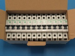 (12) M9F42120 SCHNEIDER BREAKER C60BP 1P 20A C CURVE 14kA UL489 10kA IEC/EN60947