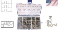 Mini Stainless Steel Compression Springs Set – 15 Sizes for Easy Repairs