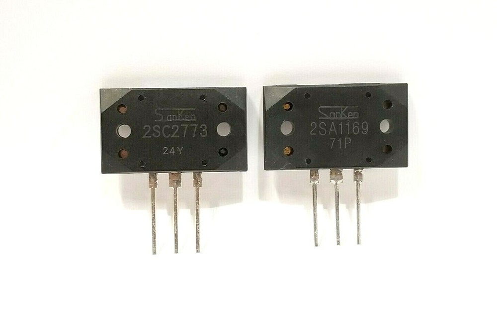 4 Pairs | 2SC2773 + 2SA1169 Sanken NPN + PNP Transistors | FREE US Shipping