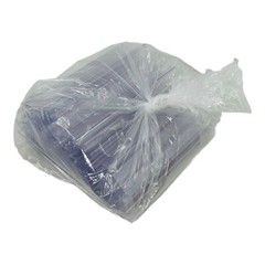 50 Pieces Clear Plastic Label Holder 1.25″H for Wire Fixture up to 0.375″ Thick