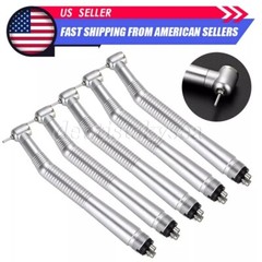 1-5pcs Dental Standard Head Push Button High Speed Turbine Handpiece 4 Holes
