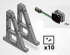 Large PLC Trainer DIN Rail Stand: AB/Siemens/Omron/Mitsubishi/Schneider