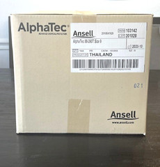 1 case (144 Gloves) Ansell AlphaTec 88-390T Chemical Resistant Gloves Size 9
