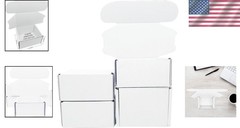 Easy Assembly 4x3x2 White Corrugated Mailing Boxes – Perfect for Small Items