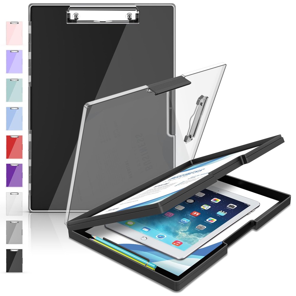 Clipboard with Storage Heavy Duty Clip Boards 8.5 X 11 with Dual Storage Folder