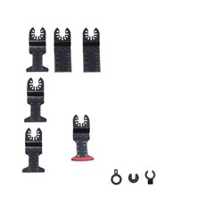 25PCS Titanium Oscillating Tool Blade, Professional Bi-Metal Multitool Blades Ki