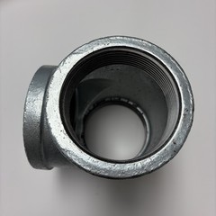 STZ Industries 3 in FIP X 3 in FIP Galvanized Malleable Iron Tee 351T-3